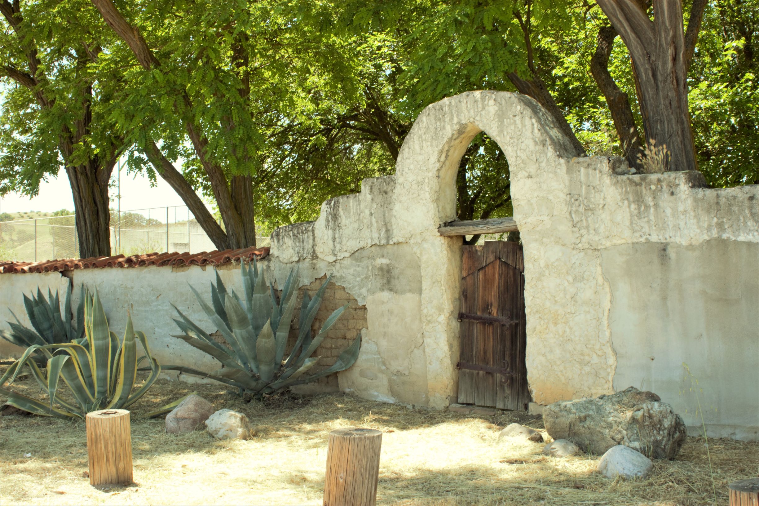 Mission San Miguel: The Crumbling Walls, Doorways, and Passages.